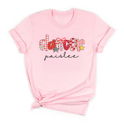 Personalized Dancer T-Shirt – Custom Name Dance Tee for Kids & Teens