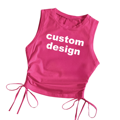 Custom Design, Girls Crop Top