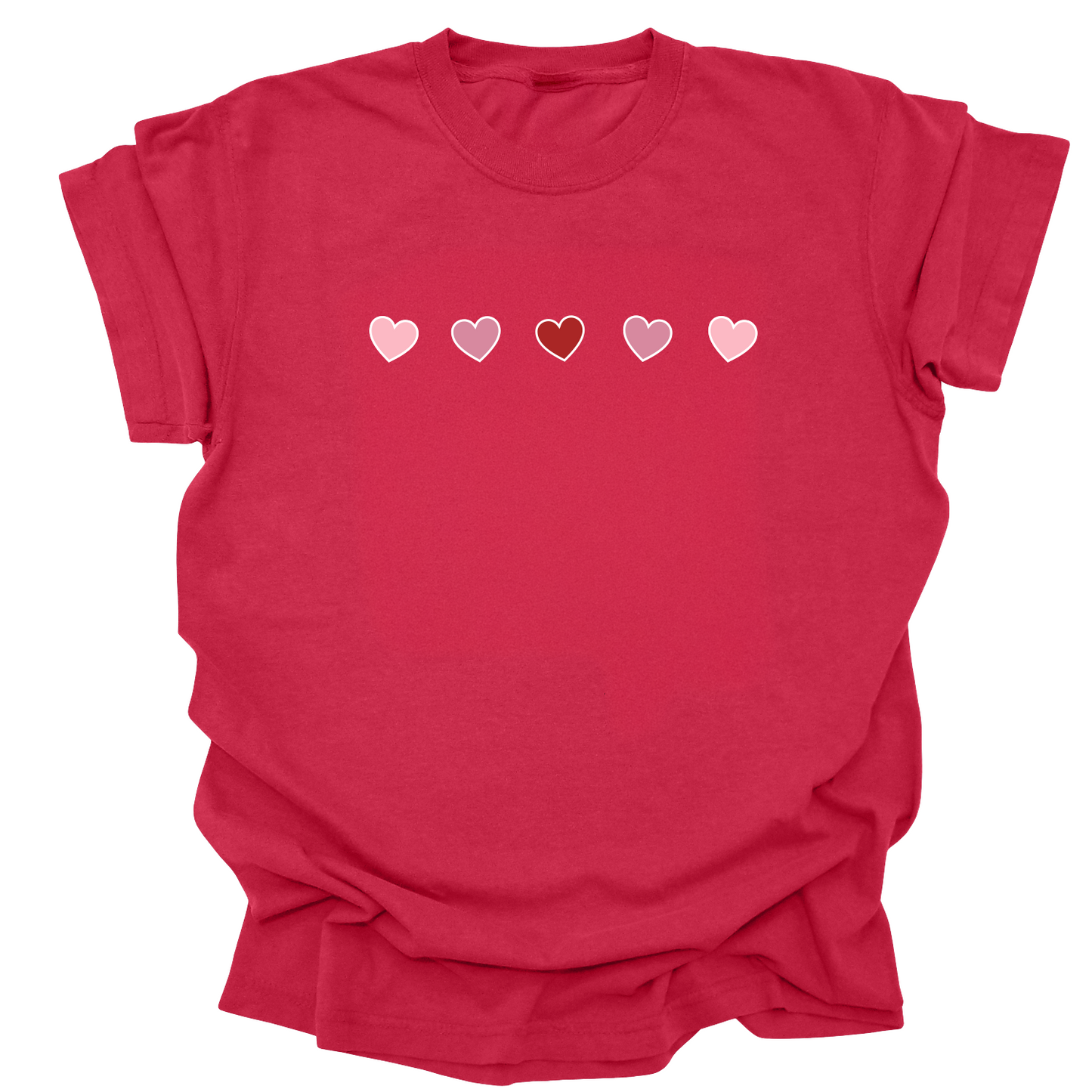 Minimal Heart Tee for Kids, Teens & Adults | Cute Everyday Love Shirt | Unisex Valentine Shirt