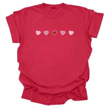Minimal Heart Tee for Kids, Teens & Adults | Cute Everyday Love Shirt | Unisex Valentine Shirt