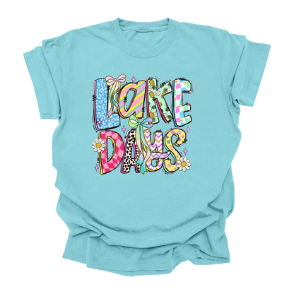 Lake Days Summer T-Shirt – Fun Tee for Kids, Teens & Adults