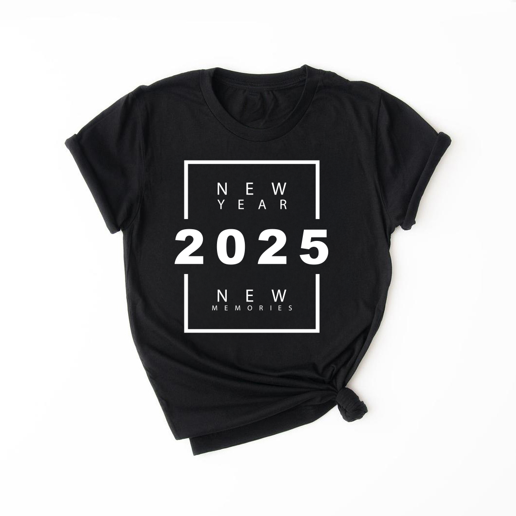 New Year, New Memories 2025 Kids' T-Shirt - Unisex Short Sleeve for Girls & Boys