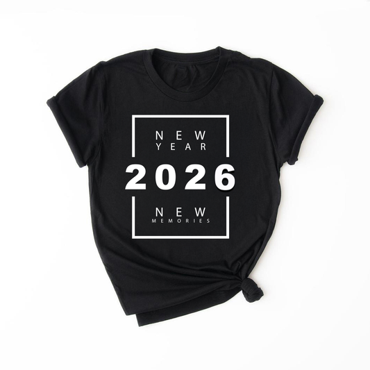 New Year, New Memories 2026 Kids' T-Shirt - Unisex Short Sleeve for Girls & Boys