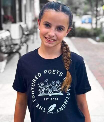 The Tortured Poets Department Inspired Girls' T-shirt: A Tribute to Taylor Swift's 2024 Album