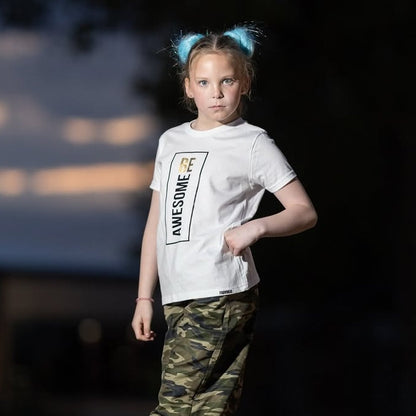 BE AWESOME. Kids, Girls, Boys, Unisex Short Sleeve T-shirt