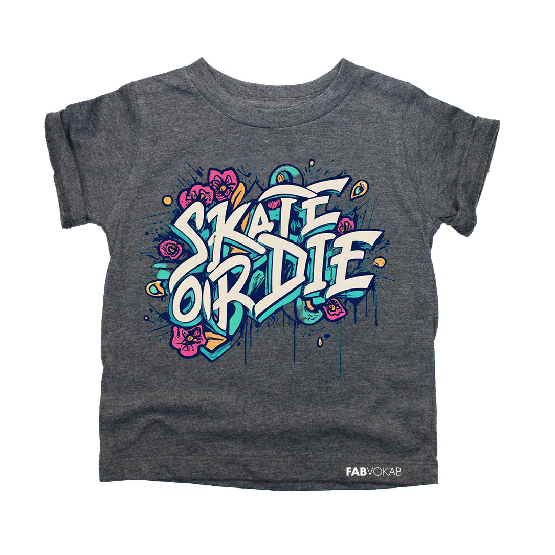 Skate or Die Graphic Kids, Boys, Girls, Teen T-Shirt