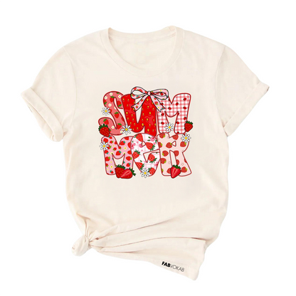 Strawberry Summer T-Shirt – Cute & Colorful Tee for Kids, Teens & Adults