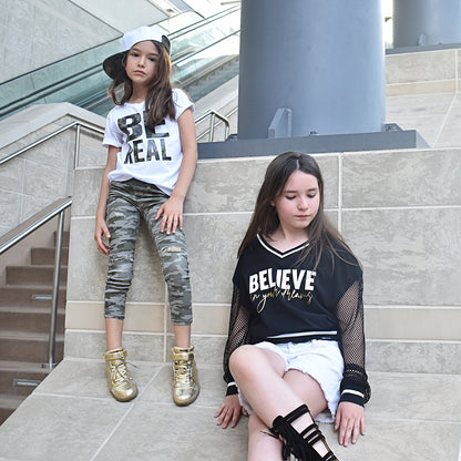 BE REAL  Short Sleeve T-shirt FABVOKAB