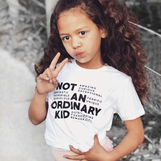 NOT AN ORDINARY KID Short Sleve T-shirt FABVOKAB