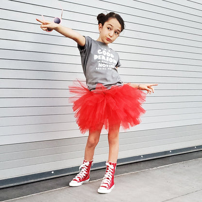 BE A GOOD PERSON IN REAL LIFE NOT IN SOCIAL MEDIA  Kids, Teen Short Sleeve T-shirt FABVOKAB