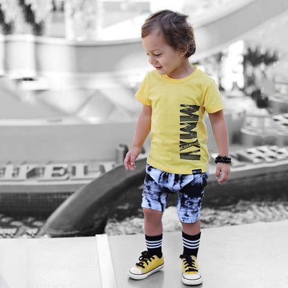 LIMITED EDITION Custom Yellow Short Sleve Kids T-shirt FABVOKAB