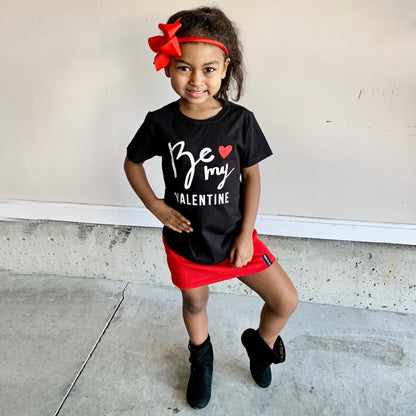BE MY VALENTINE Kids Short Sleeve T-shirt FABVOKAB