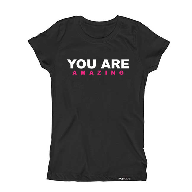 YOU ARE AMAZING Kids, Teen Short Sleeve T-shirt