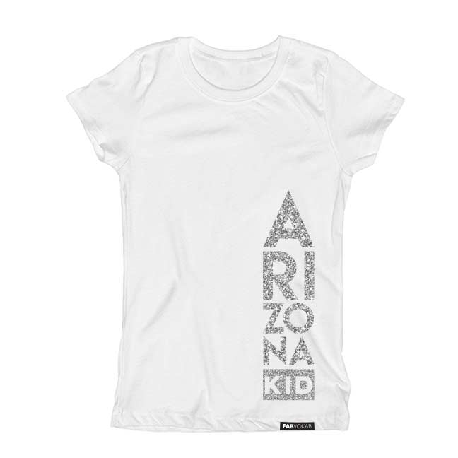ARIZONA KID Glitter Short Sleeve T-shirt FABVOKAB