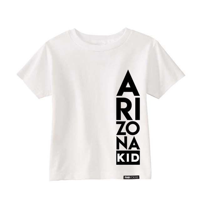 ARIZONA KID Girls, Boys, Teen Short Sleeve T-shirt FABVOKAB