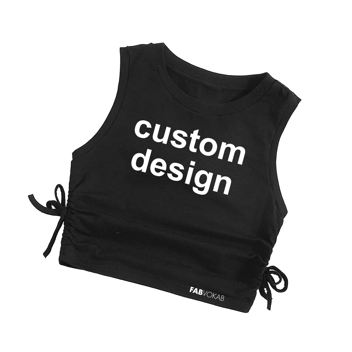 Custom Design, Girls Crop Top