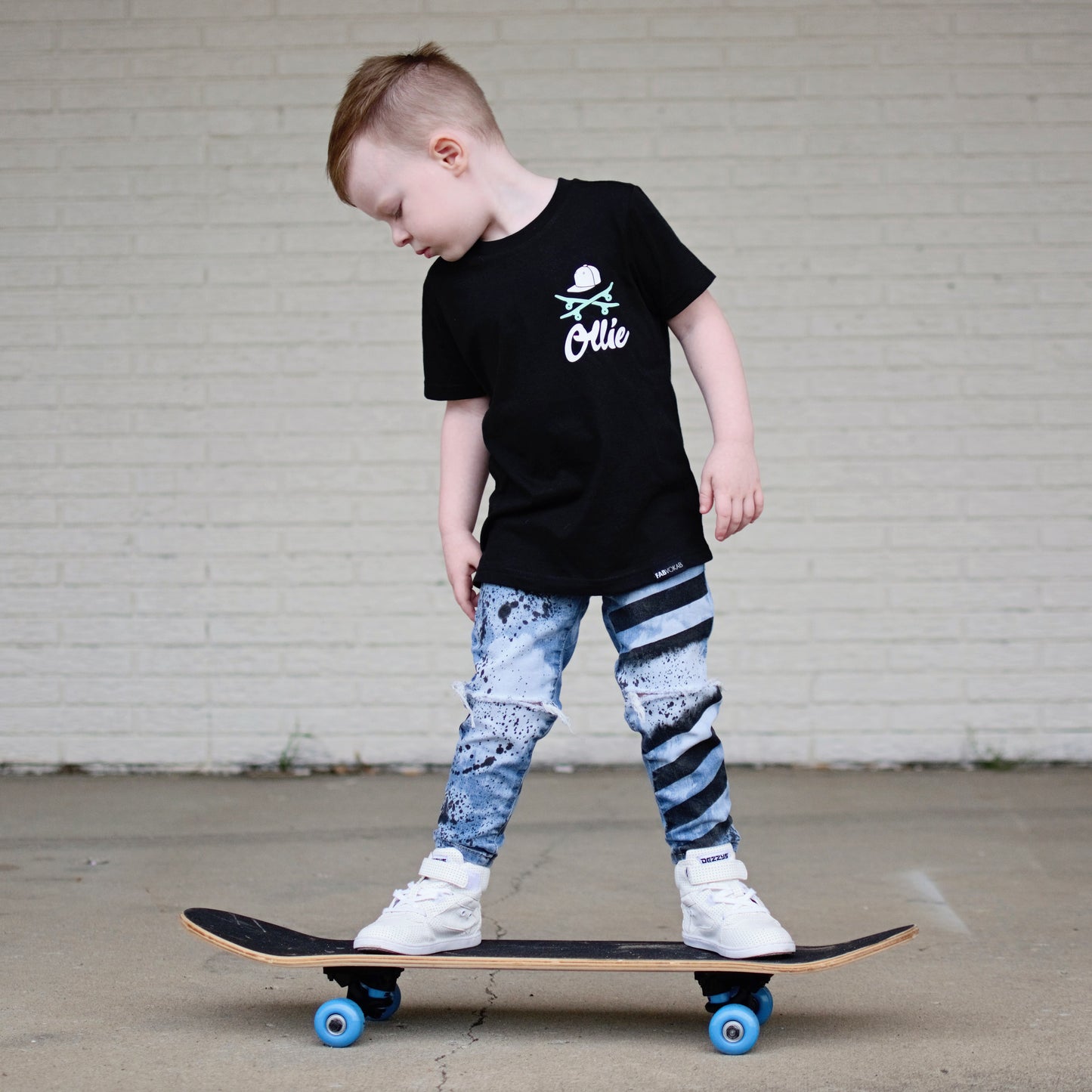 PERSONALIZED SKATER SHIRT  Short Sleeve T-shirt FABVOKAB