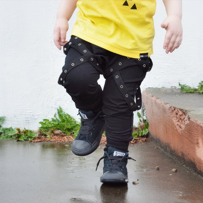 ZEVA BIKER CHAIN HAREM PANTS (3T, 5/6) FABVOKAB