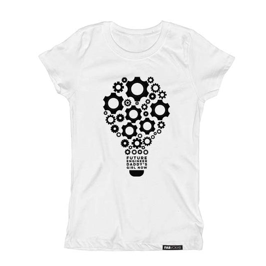 FUTURE SCIENTIST DADDY'S GIRL NOW Short Sleeve T-shirt FABVOKAB