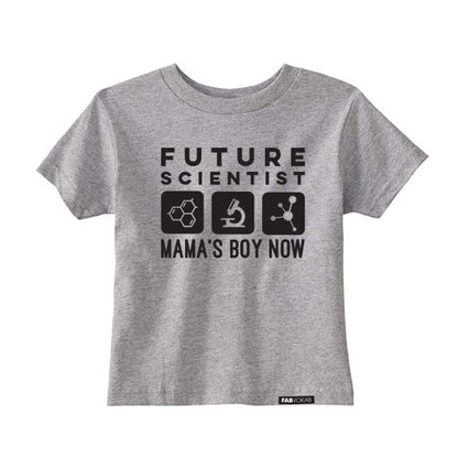 FUTURE SCIENTIST MAMA'S BOY NOW Short Sleeve T-shirt FABVOKAB