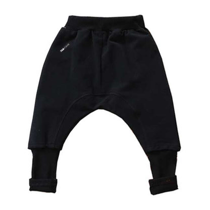LONDON UNISEX BLACK KIDS HAREM PANTS FABVOKAB