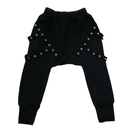 ZEVA BIKER CHAIN HAREM PANTS (3T, 5/6) FABVOKAB