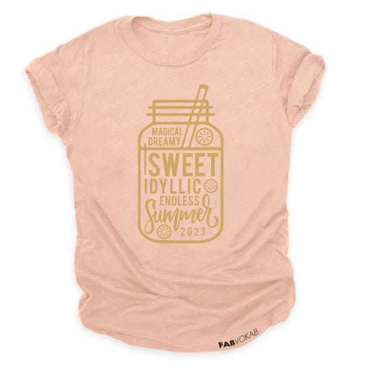 SWEET IDYLLIC ENDLESS SUMMER 2023 Kids, Girls, Boys Teen Short Sleeve T-shirt