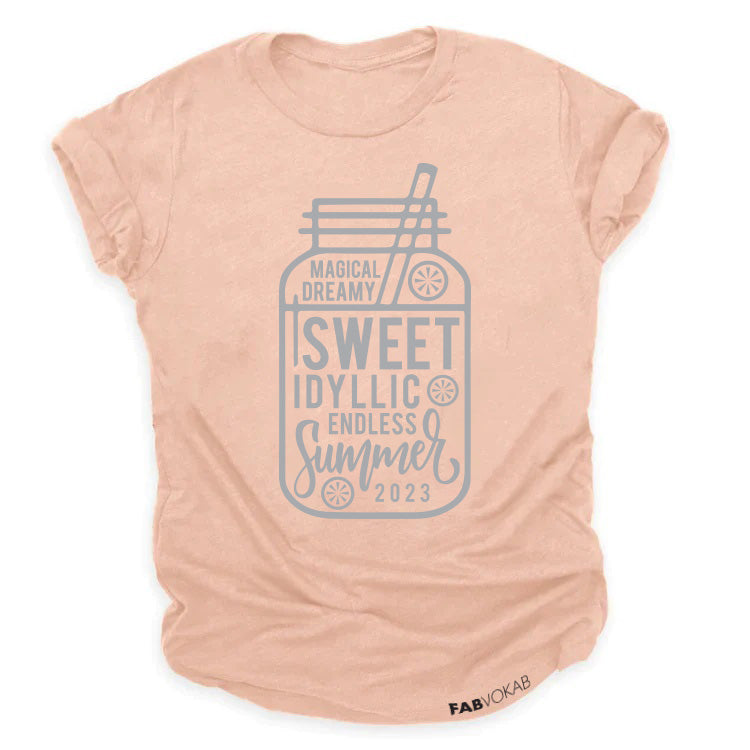 SWEET IDYLLIC ENDLESS SUMMER 2023 Kids, Girls, Boys Teen Short Sleeve T-shirt