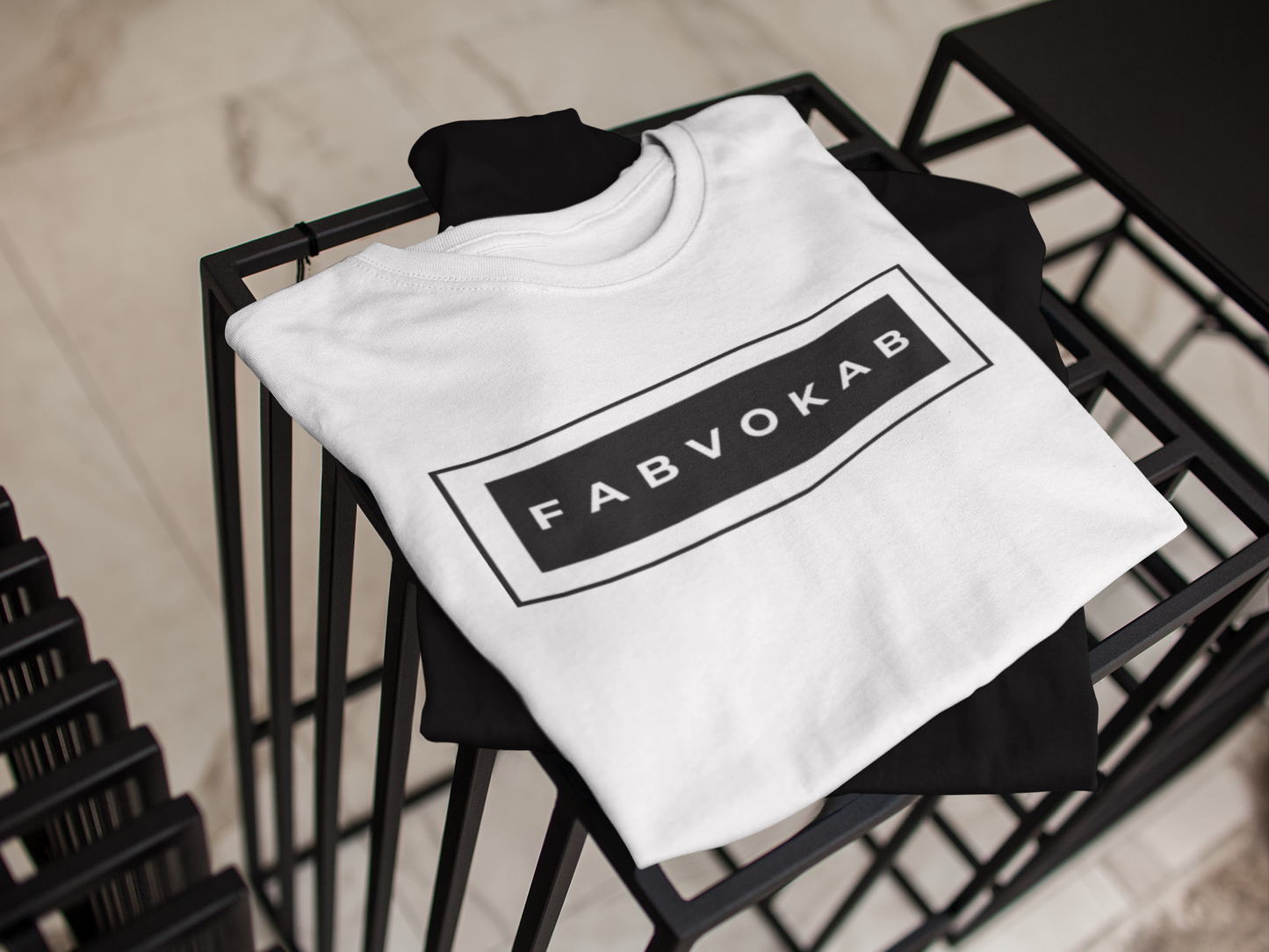 FABVOKAB logo (new) Kids, Girls, Teen Short Sleeve T-shirt FABVOKAB