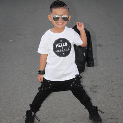 ZEVA BIKER CHAIN HAREM PANTS (3T, 5/6) FABVOKAB