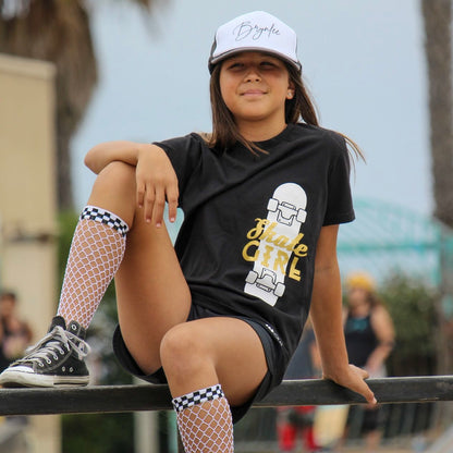 SKATE GIRL Short Sleeve T-shirt FABVOKAB