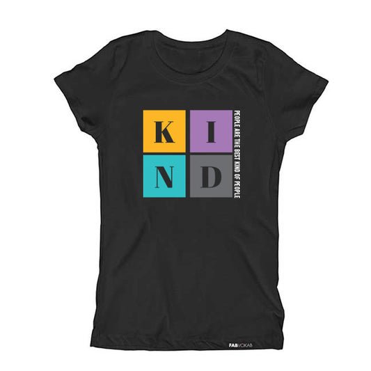 Kind People are the best Kind of People Kids, Girls, Boys, Teen Short Sleeve T-shirt