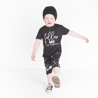 FOLLOW ME I AM FAMOUS! Short Sleeve T-shirt FABVOKAB