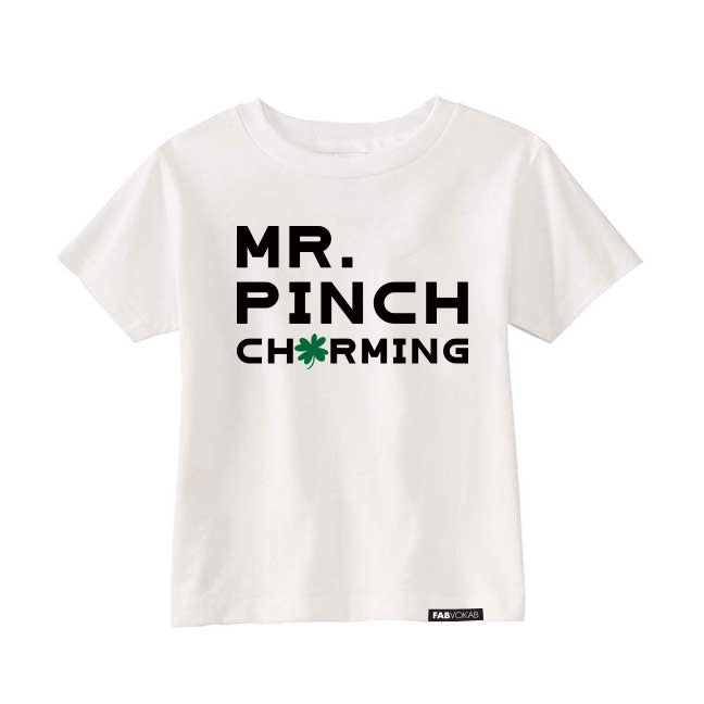 MR. PINCH CHARMING Short Sleeve Kids, Boys T-shirt FABVOKAB