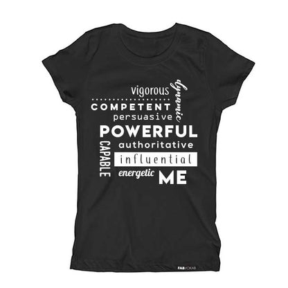 POWERFUL Short Sleeve T-shirt FABVOKAB