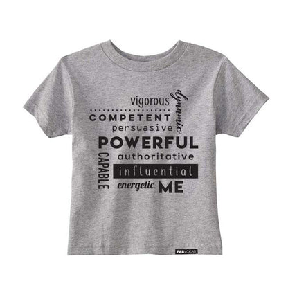 POWERFUL Short Sleeve T-shirt FABVOKAB