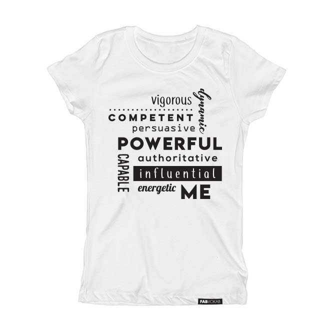 POWERFUL Short Sleeve T-shirt FABVOKAB