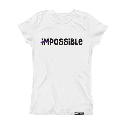IMPOSSIBLE-POSSIBLE KIDS TEEN UNISEX GIRLS BOYS T-SHIRT FABVOKAB