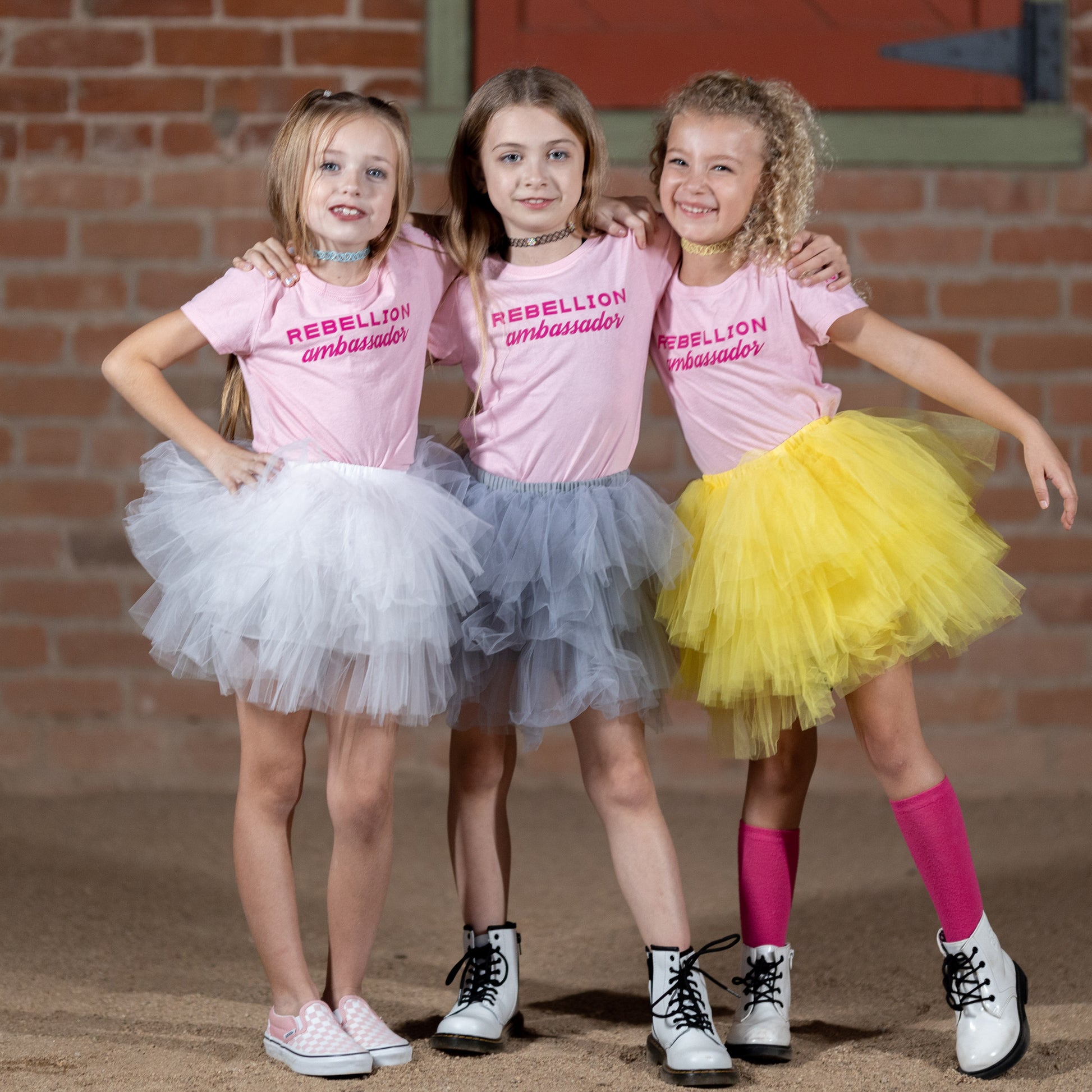Rebellion Studioz Ambassador 2022 Pink Kids, Girls Teen Short Sleeve T-shirt FABVOKAB