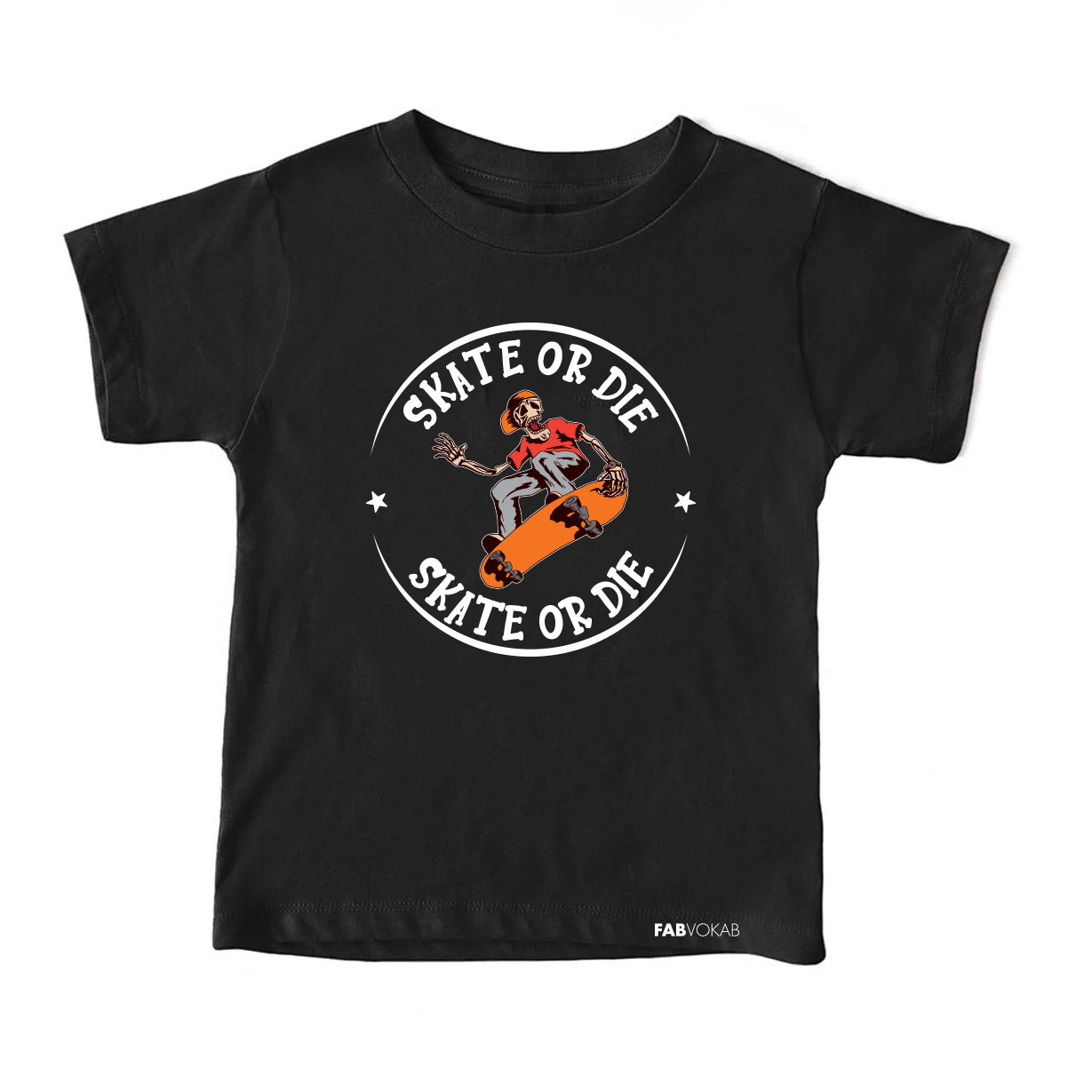 SKATE OR DIE KIDS BOYS GIRLS TEEN T SHIRT