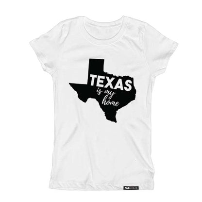 TEXAS IS MY HOME Short Sleeve T-shirt FABVOKAB