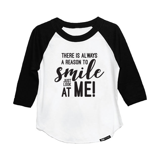 REASON TO SMILE KIDS RAGLAN FABVOKAB