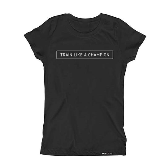 TRAIN LIKE A CHAMPION Kids, Teen Short Sleeve T-shirt