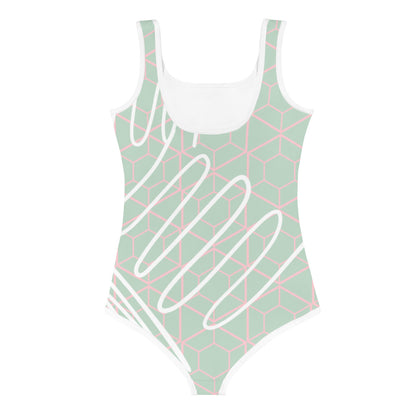Wild Lines, Kids, Little Girls Swimsuit FABVOKAB