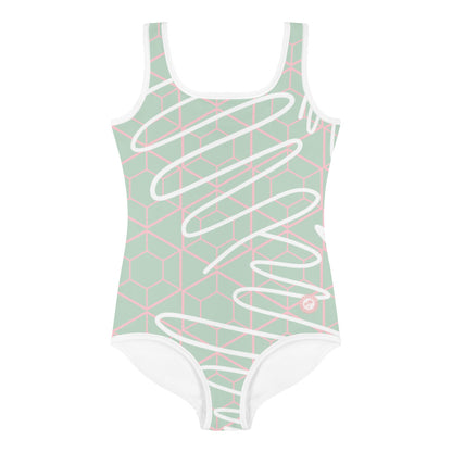 Wild Lines, Kids, Little Girls Swimsuit FABVOKAB
