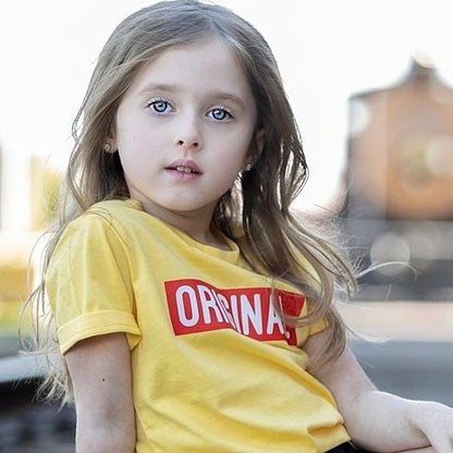 ORIGINAL Yellow Short Sleeve T-shirt FABVOKAB