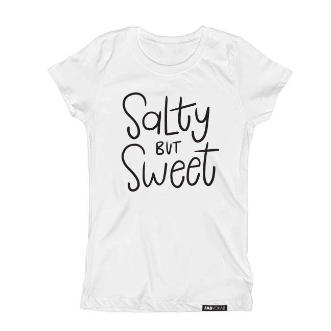 SALTY BUT SWEET Kids Girls Boys Teen T-Shirt FABVOKAB